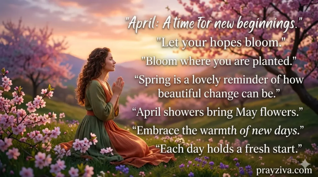 April Short Quotes