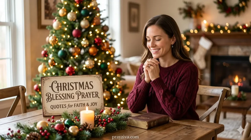 Christmas Blessing Prayer Quotes for Faith and Joy