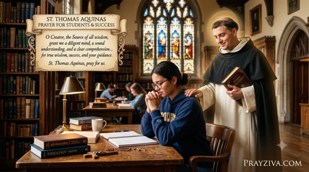 St Thomas Aquinas Prayer for Students and Success