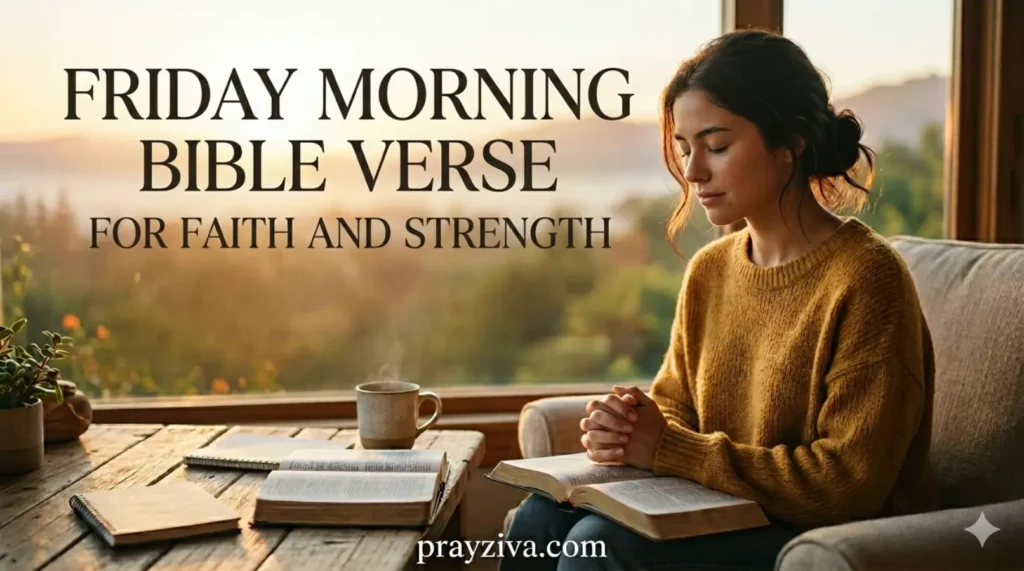 Friday Morning Bible Verse for Faith and Strength