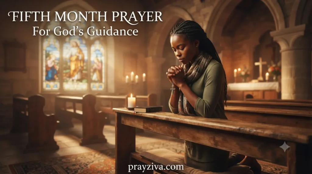Fifth Month Prayer for God's Guidance