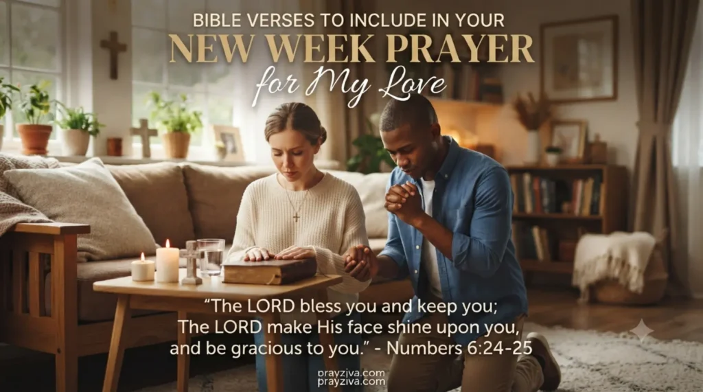 Bible Verses to Include in Your New Week Prayer for My Love