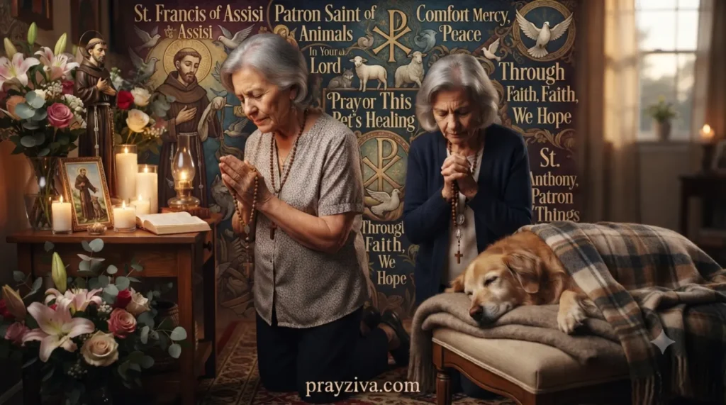 catholic prayer for sick pet