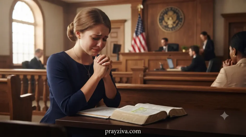 Prayer for Court Case to Be Dismissed with Bible Verses