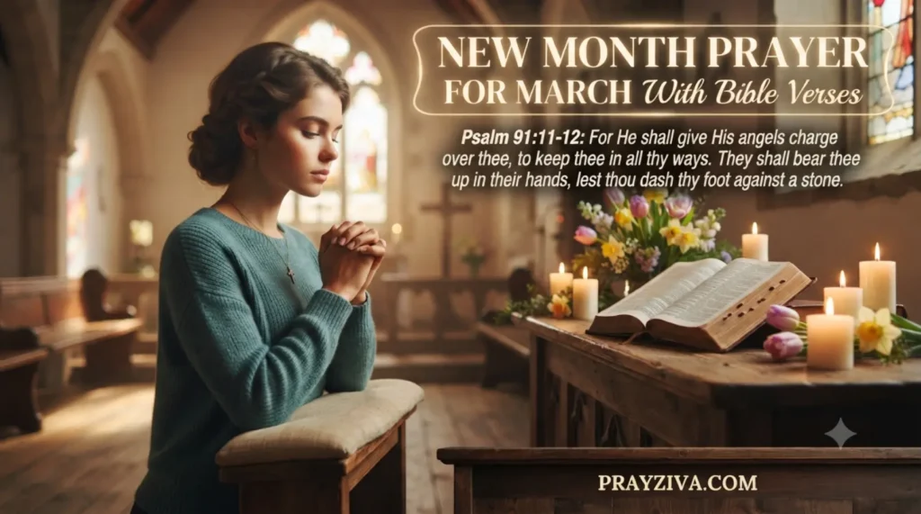New Month Prayer for March With Bible Verses