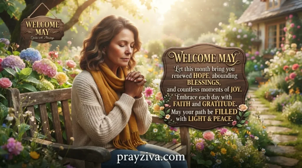 Motivational Welcome May Quotes with Blessings