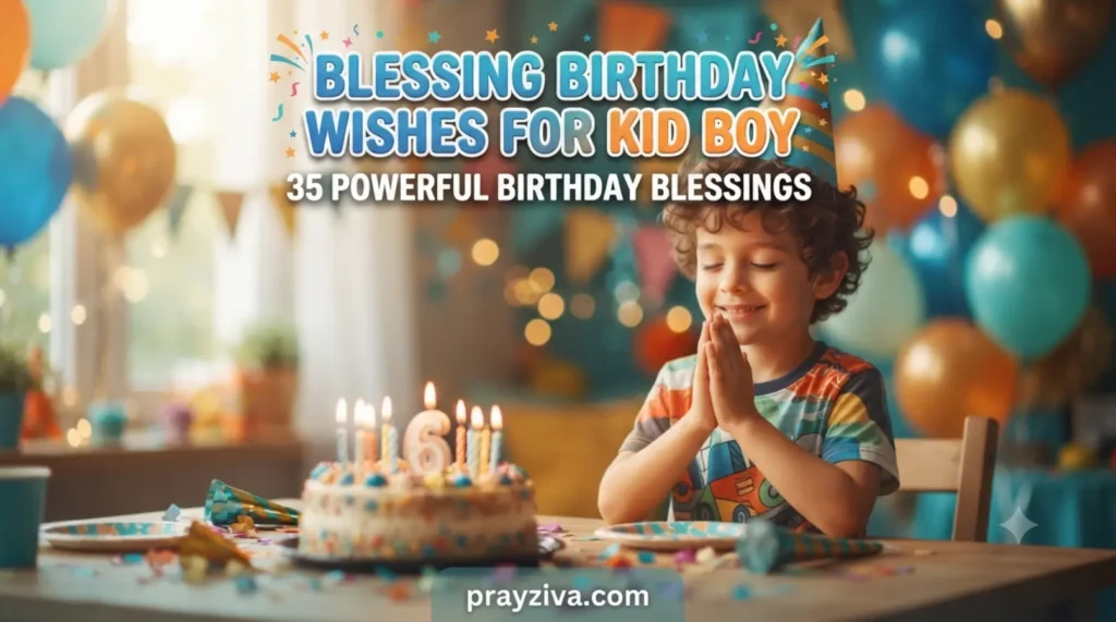Blessing Birthday Wishes for Kid Boy: 35 Powerful Birthday Blessings